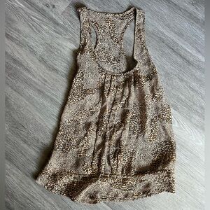 Leopard Print Racerback Tank Top